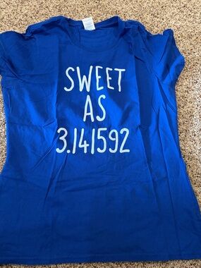Blue 'Sweet as 3.141592' Graphic Tee